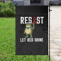 Resist Frog AIDS Awareness Garden Flag Funny Portland Activist Meme HIV Support Red Ribbon - Wonder Print Shop