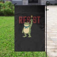 Resist Frog AIDS Awareness Garden Flag Portland Activist Political Meme HIV Support Red Ribbon - Wonder Print Shop