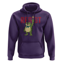 Resist Frog AIDS Awareness Hoodie Portland Activist Political Meme HIV Support Red Ribbon - Wonder Print Shop