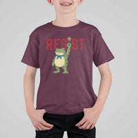 Resist Frog AIDS Awareness T Shirt For Kid Portland Activist Political Meme HIV Support Red Ribbon - Wonder Print Shop