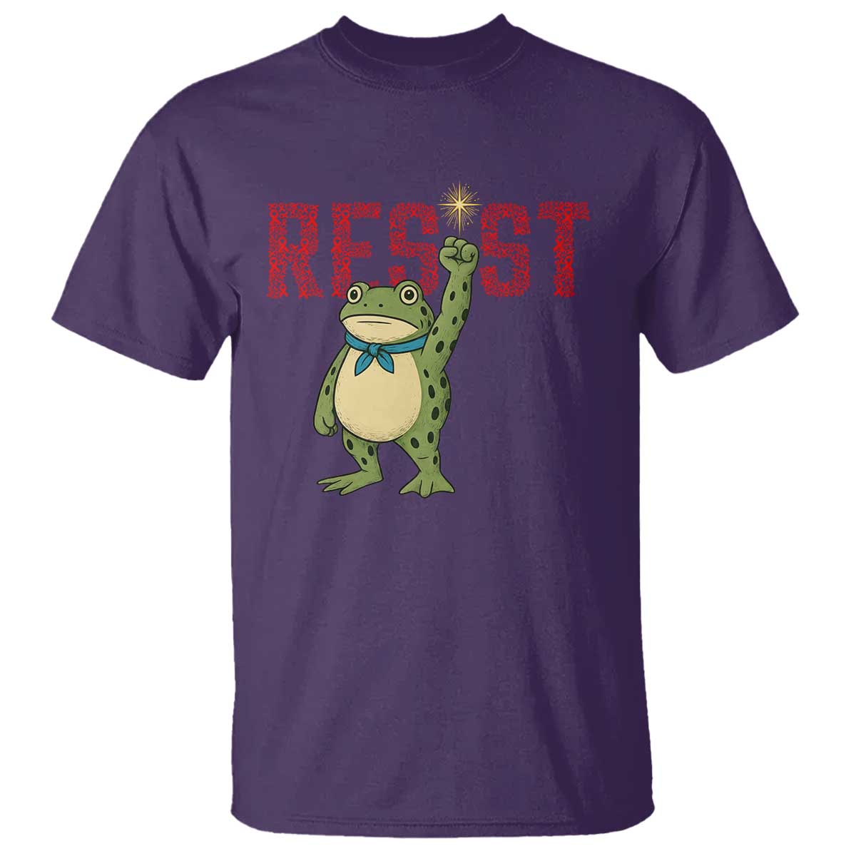Resist Frog AIDS Awareness T Shirt Portland Activist Political Meme HIV Support Red Ribbon - Wonder Print Shop
