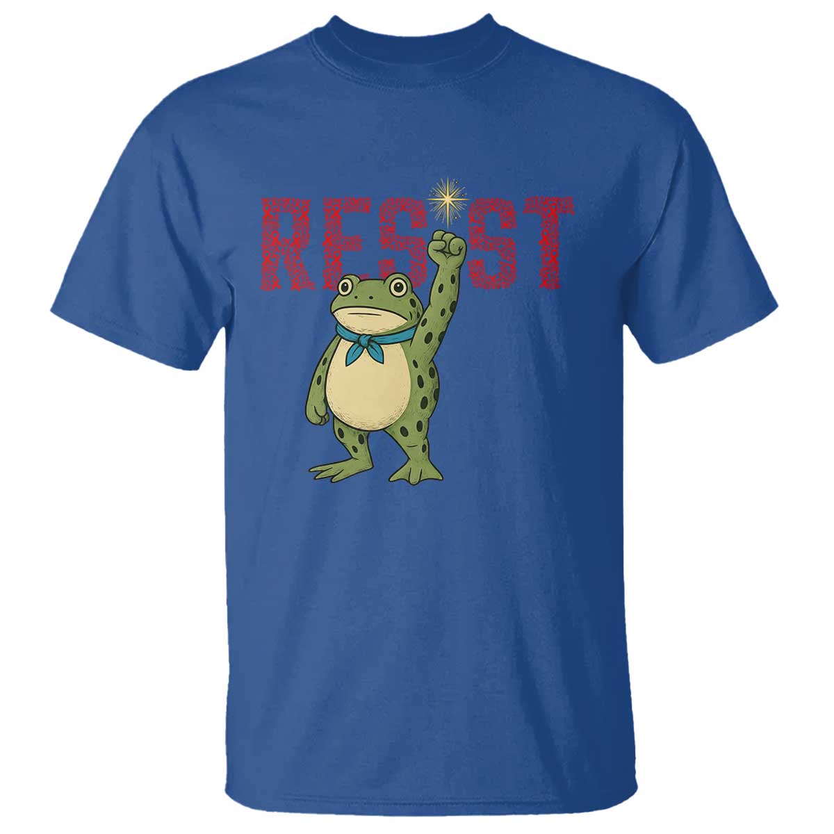 Resist Frog AIDS Awareness T Shirt Portland Activist Political Meme HIV Support Red Ribbon - Wonder Print Shop