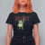 Resist Frog AIDS Awareness T Shirt For Women Portland Activist Political Meme HIV Support Red Ribbon - Wonder Print Shop