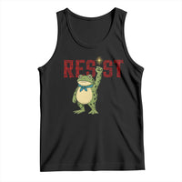 Resist Frog AIDS Awareness Tank Top Portland Activist Political Meme HIV Support Red Ribbon - Wonder Print Shop