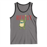 Resist Frog AIDS Awareness Tank Top Portland Activist Political Meme HIV Support Red Ribbon - Wonder Print Shop