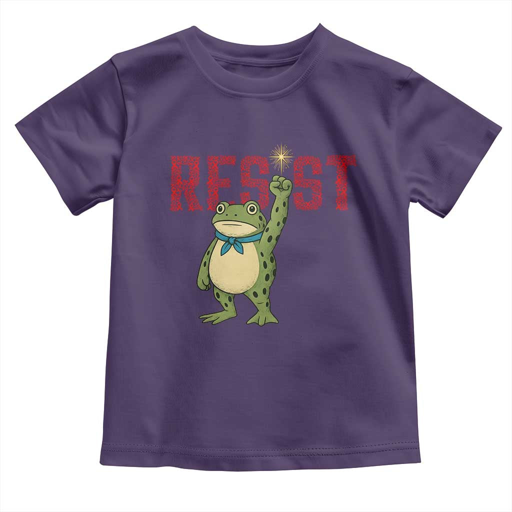 Resist Frog AIDS Awareness Toddler T Shirt Portland Activist Political Meme HIV Support Red Ribbon - Wonder Print Shop