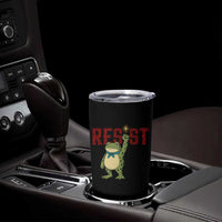 Resist Frog AIDS Awareness Tumbler Cup Portland Activist Political Meme HIV Support Red Ribbon - Wonder Print Shop