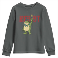 Resist Frog AIDS Awareness Youth Sweatshirt Portland Activist Political Meme HIV Support Red Ribbon - Wonder Print Shop