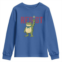 Resist Frog AIDS Awareness Youth Sweatshirt Portland Activist Political Meme HIV Support Red Ribbon - Wonder Print Shop
