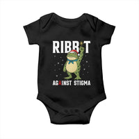 Resist Frog AIDS Awareness Christmas Baby Onesie Funny Portland Activist Meme HIV Support Red Ribbon - Wonder Print Shop