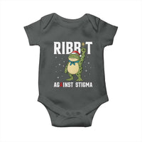 Resist Frog AIDS Awareness Christmas Baby Onesie Funny Portland Activist Meme HIV Support Red Ribbon - Wonder Print Shop