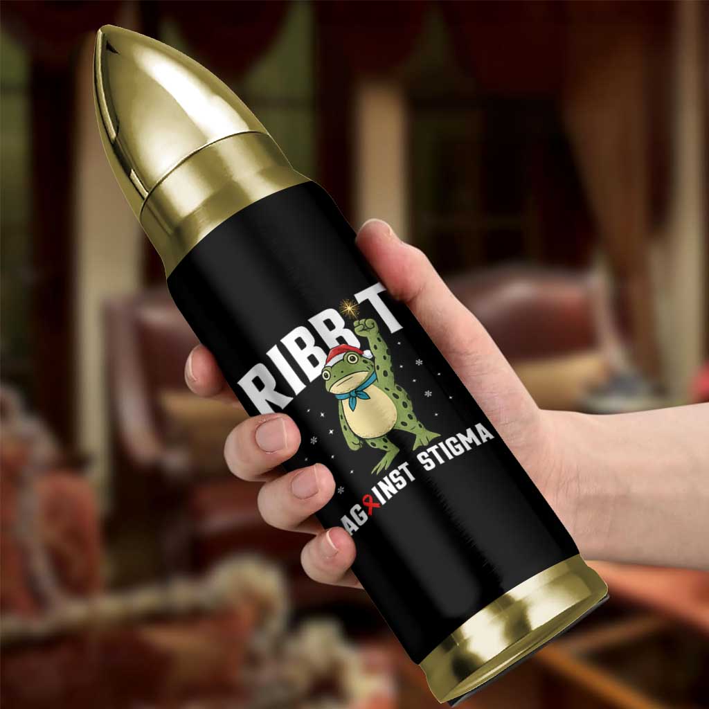Resist Frog AIDS Awareness Christmas Bullet Tumbler Funny Portland Activist Meme HIV Support Red Ribbon - Wonder Print Shop