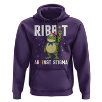 Resist Frog AIDS Awareness Christmas Hoodie Funny Portland Activist Meme HIV Support Red Ribbon - Wonder Print Shop