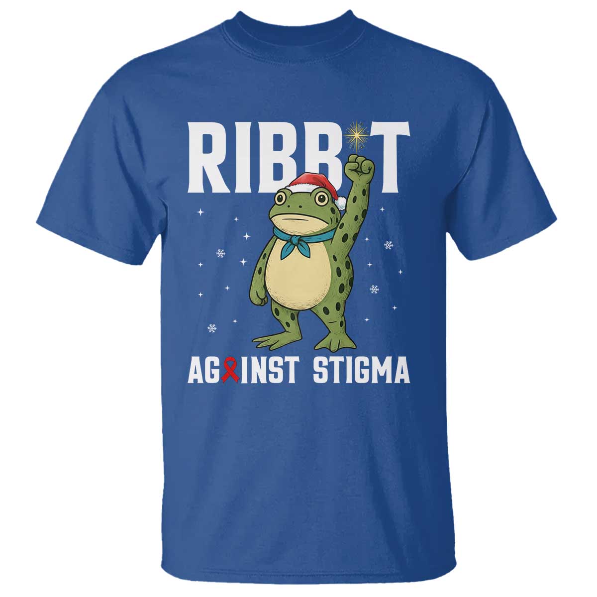 Resist Frog AIDS Awareness Christmas T Shirt Funny Portland Activist Meme HIV Support Red Ribbon - Wonder Print Shop