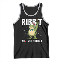 Resist Frog AIDS Awareness Christmas Tank Top Funny Portland Activist Meme HIV Support Red Ribbon - Wonder Print Shop