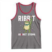 Resist Frog AIDS Awareness Christmas Tank Top Funny Portland Activist Meme HIV Support Red Ribbon - Wonder Print Shop