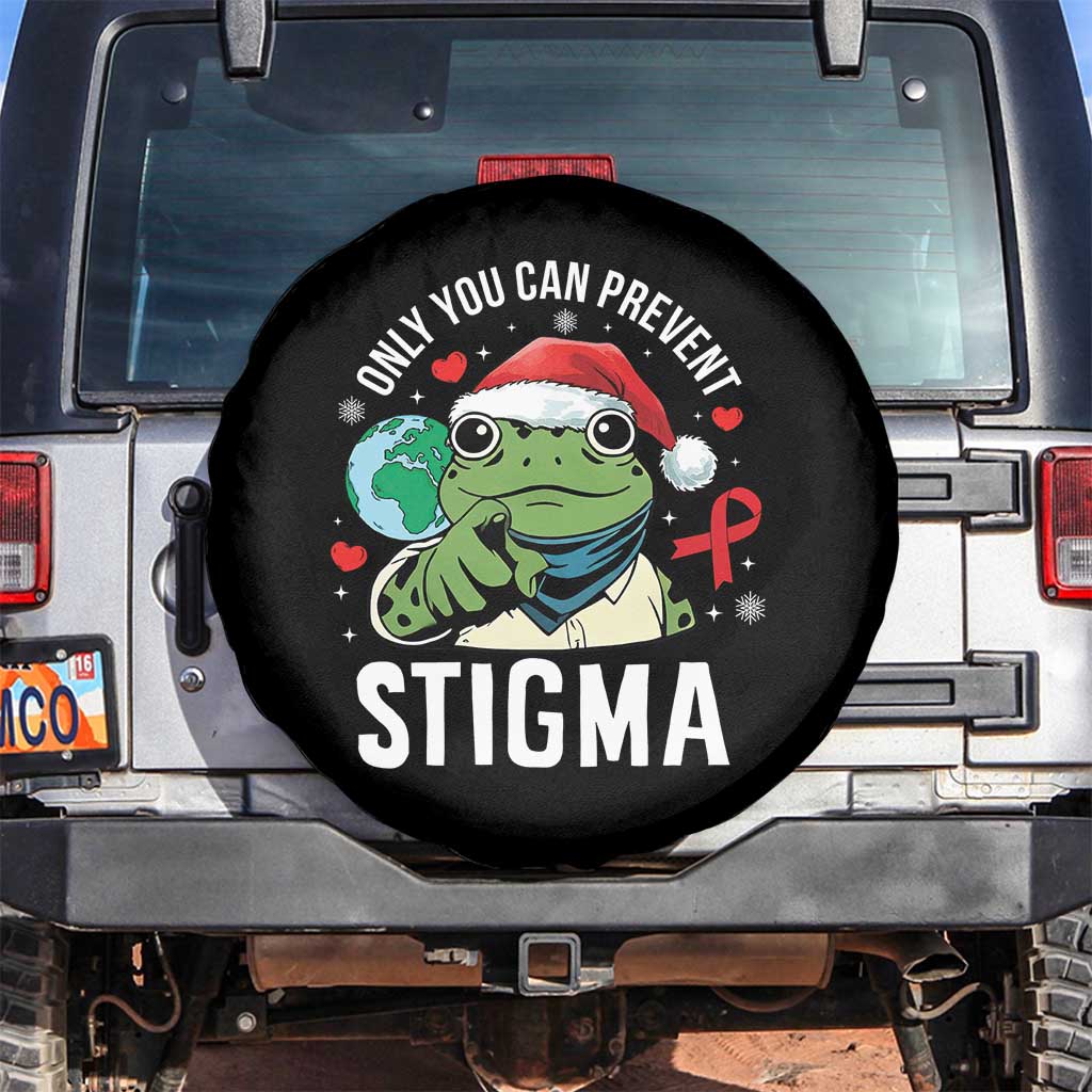 Resist Frog AIDS Awareness Christmas Spare Tire Cover Only You Can Prevent Stigma - Wonder Print Shop