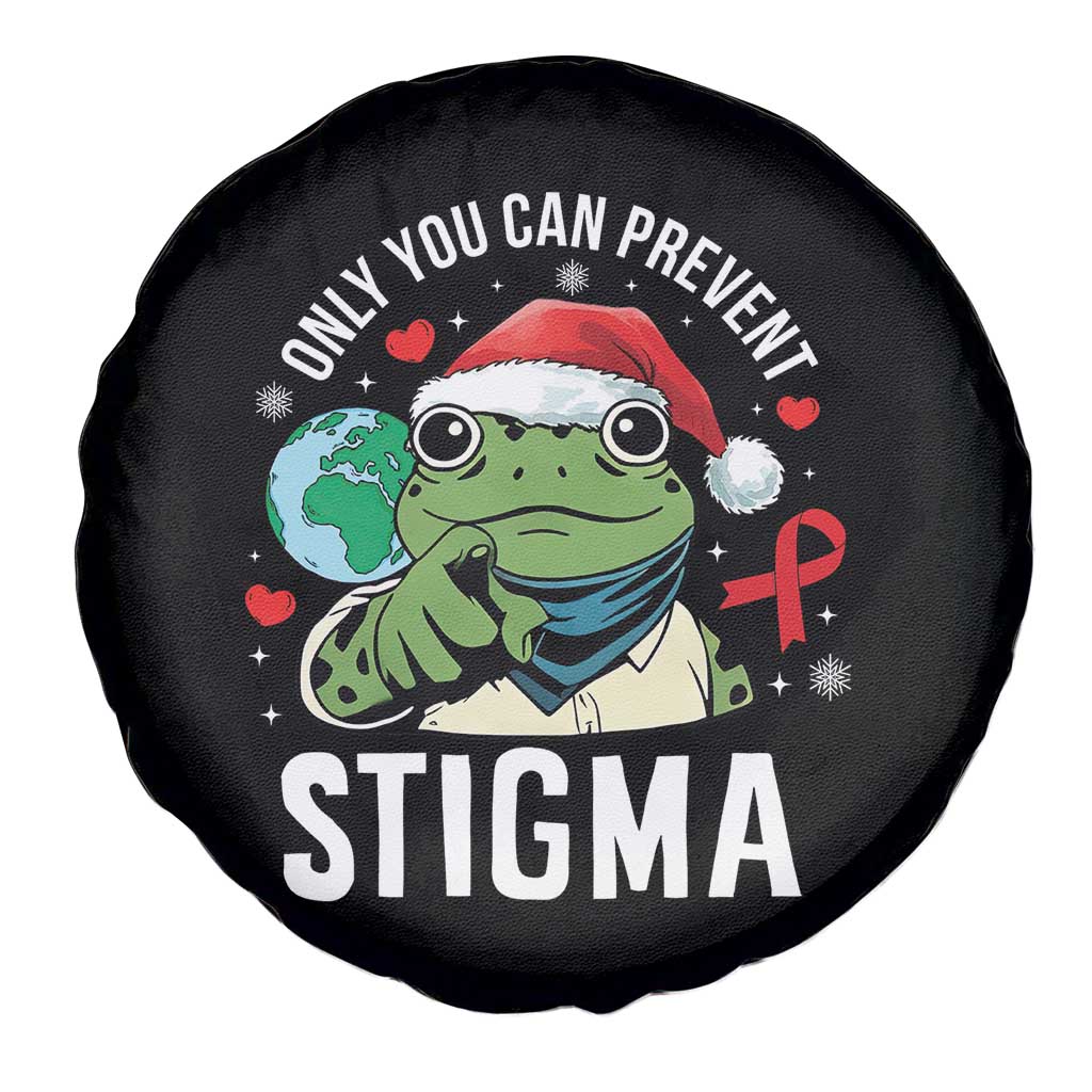 Resist Frog AIDS Awareness Christmas Spare Tire Cover Only You Can Prevent Stigma - Wonder Print Shop