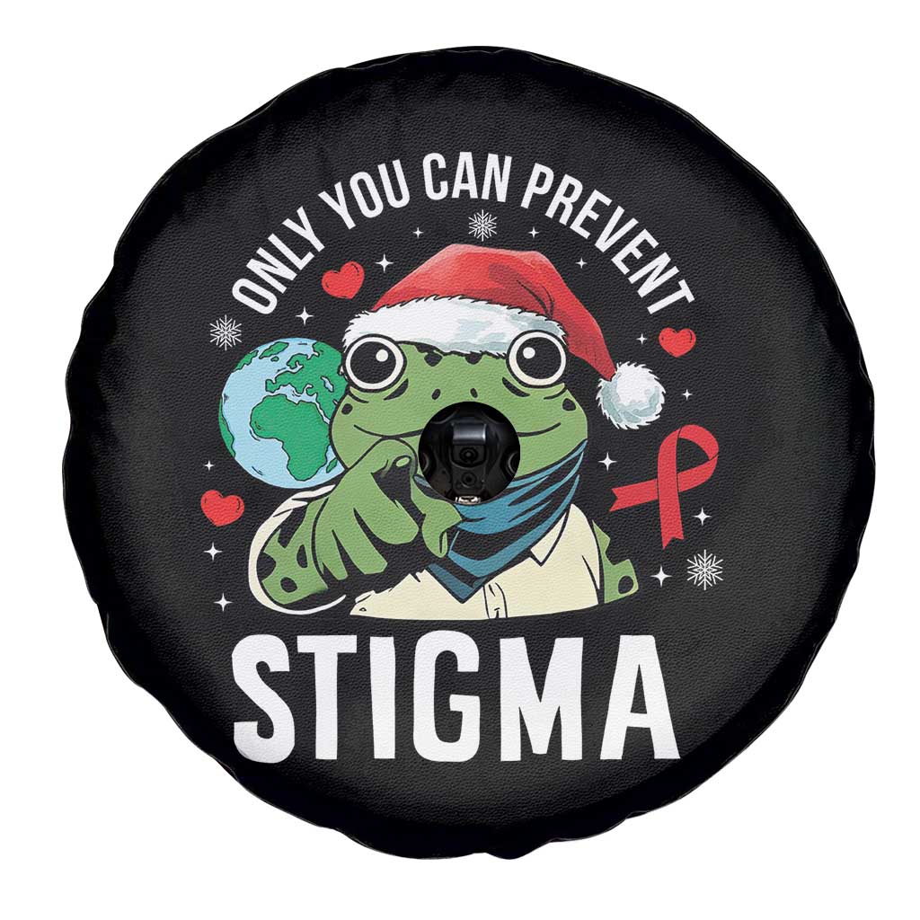 Resist Frog AIDS Awareness Christmas Spare Tire Cover Only You Can Prevent Stigma - Wonder Print Shop