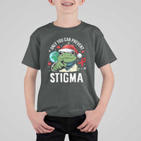 Resist Frog AIDS Awareness Christmas T Shirt For Kid Only You Can Prevent Stigma - Wonder Print Shop