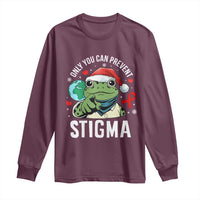 Resist Frog AIDS Awareness Christmas Long Sleeve Shirt Only You Can Prevent Stigma - Wonder Print Shop
