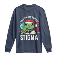 Resist Frog AIDS Awareness Christmas Long Sleeve Shirt Only You Can Prevent Stigma - Wonder Print Shop
