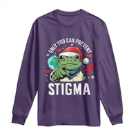 Resist Frog AIDS Awareness Christmas Long Sleeve Shirt Only You Can Prevent Stigma - Wonder Print Shop