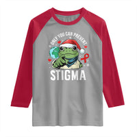 Resist Frog AIDS Awareness Christmas Raglan Shirt Only You Can Prevent Stigma - Wonder Print Shop