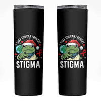 Resist Frog AIDS Awareness Christmas Skinny Tumbler Only You Can Prevent Stigma - Wonder Print Shop