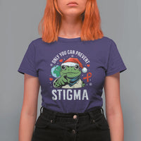 Resist Frog AIDS Awareness Christmas T Shirt For Women Only You Can Prevent Stigma - Wonder Print Shop