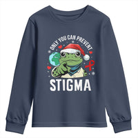Resist Frog AIDS Awareness Christmas Youth Sweatshirt Only You Can Prevent Stigma - Wonder Print Shop