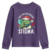 Resist Frog AIDS Awareness Christmas Youth Sweatshirt Only You Can Prevent Stigma - Wonder Print Shop