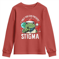 Resist Frog AIDS Awareness Christmas Youth Sweatshirt Only You Can Prevent Stigma - Wonder Print Shop