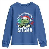 Resist Frog AIDS Awareness Christmas Youth Sweatshirt Only You Can Prevent Stigma - Wonder Print Shop