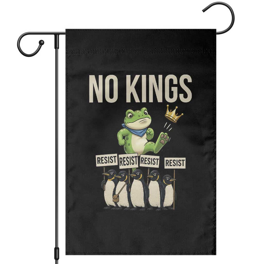 Resist Frog Garden Flag No Kings Funny Portland Protest ICE Activist Meme - Wonder Print Shop