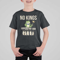 Resist Frog T Shirt For Kid No Kings Funny Portland Protest ICE Activist Meme - Wonder Print Shop