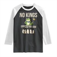 Resist Frog Raglan Shirt No Kings Funny Portland Protest ICE Activist Meme - Wonder Print Shop