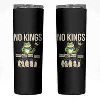 Resist Frog Skinny Tumbler No Kings Funny Portland Protest ICE Activist Meme - Wonder Print Shop