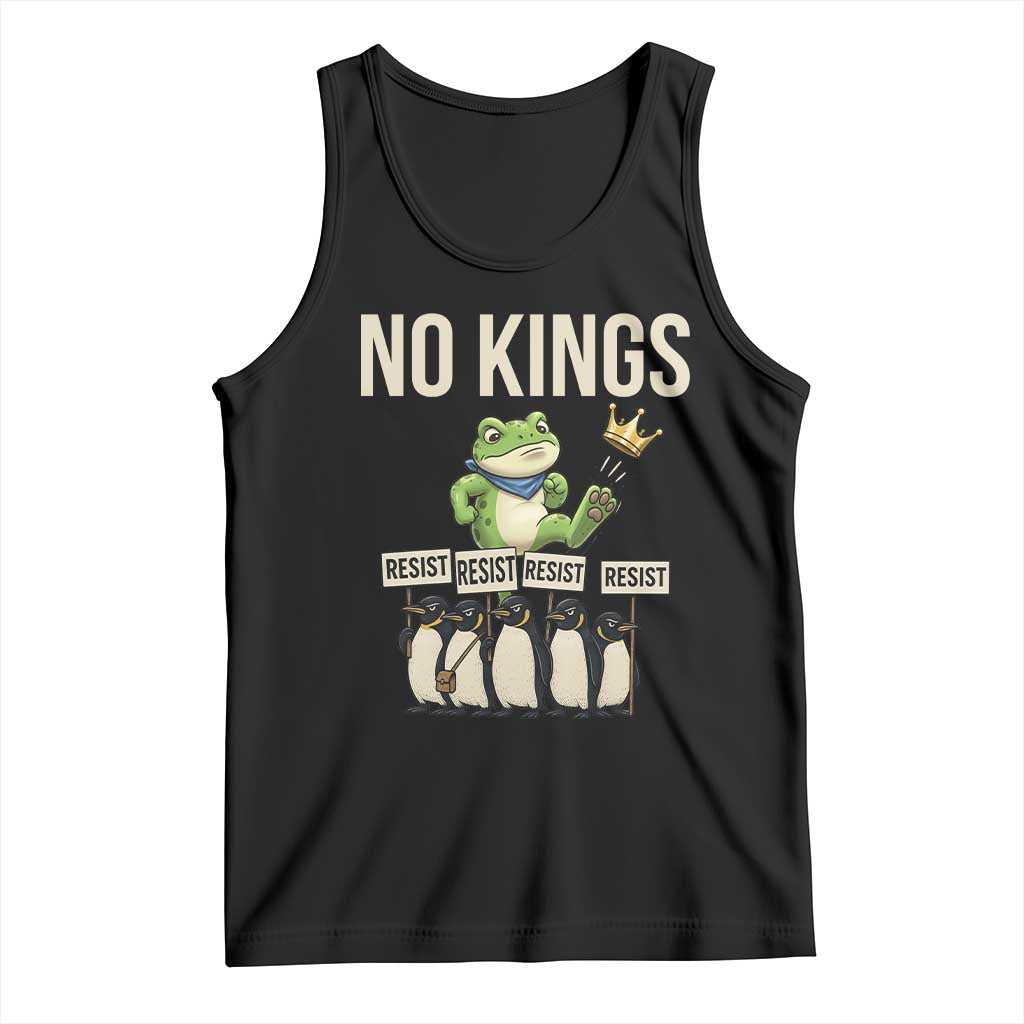 Resist Frog Tank Top No Kings Funny Portland Protest ICE Activist Meme - Wonder Print Shop