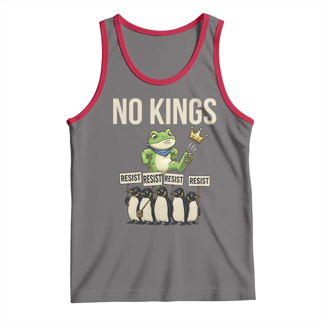 Resist Frog Tank Top No Kings Funny Portland Protest ICE Activist Meme - Wonder Print Shop