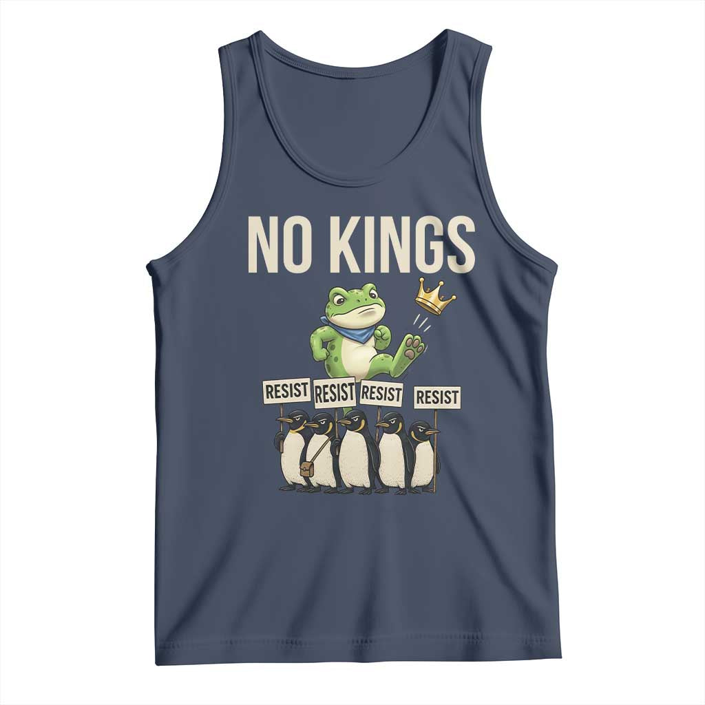 Resist Frog Tank Top No Kings Funny Portland Protest ICE Activist Meme - Wonder Print Shop