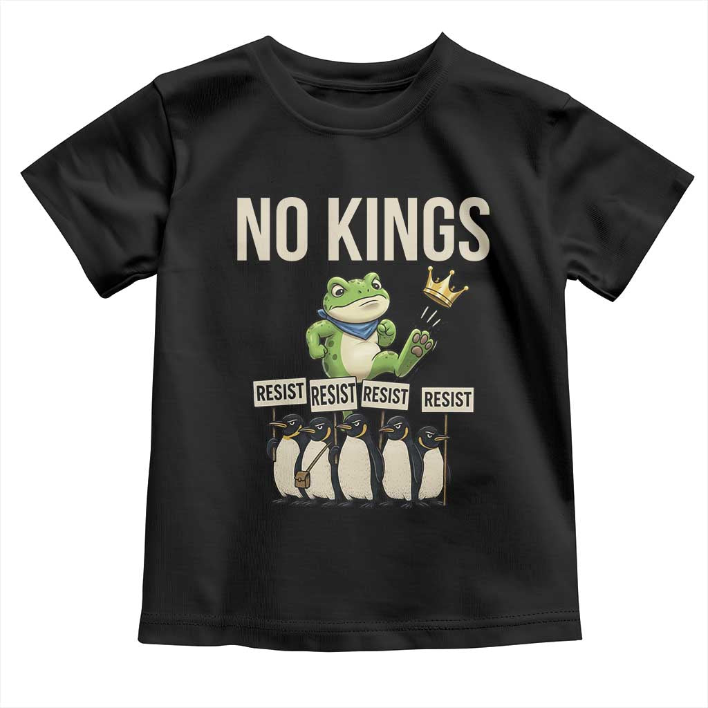 Resist Frog Toddler T Shirt No Kings Funny Portland Protest ICE Activist Meme - Wonder Print Shop