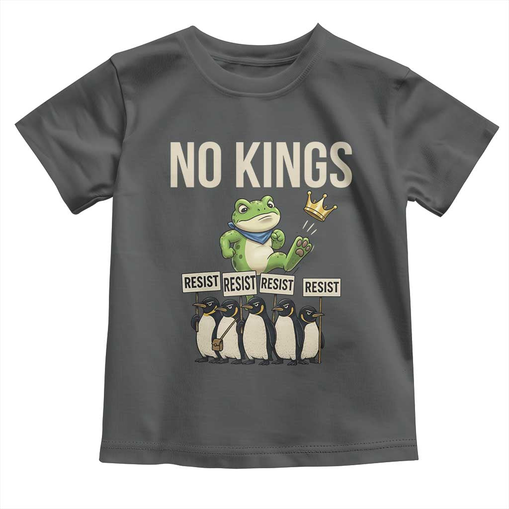 Resist Frog Toddler T Shirt No Kings Funny Portland Protest ICE Activist Meme - Wonder Print Shop