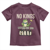 Resist Frog Toddler T Shirt No Kings Funny Portland Protest ICE Activist Meme - Wonder Print Shop