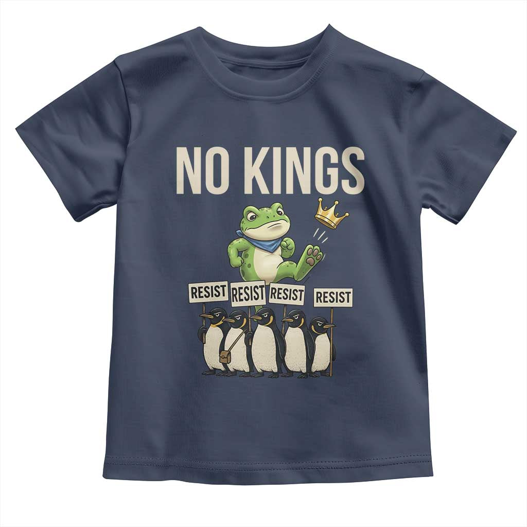 Resist Frog Toddler T Shirt No Kings Funny Portland Protest ICE Activist Meme - Wonder Print Shop