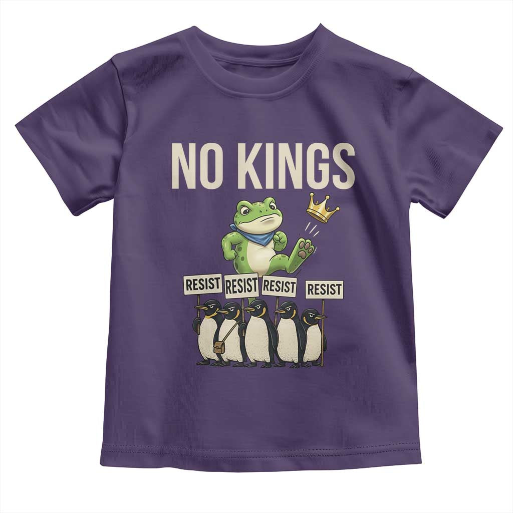 Resist Frog Toddler T Shirt No Kings Funny Portland Protest ICE Activist Meme - Wonder Print Shop