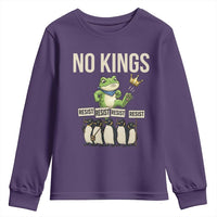 Resist Frog Youth Sweatshirt No Kings Funny Portland Protest ICE Activist Meme - Wonder Print Shop
