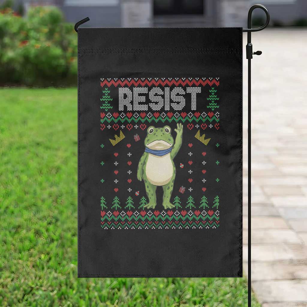 Resist Frog Garden Flag Funny Portland Protest ICE Activist Meme 2025 - Wonder Print Shop