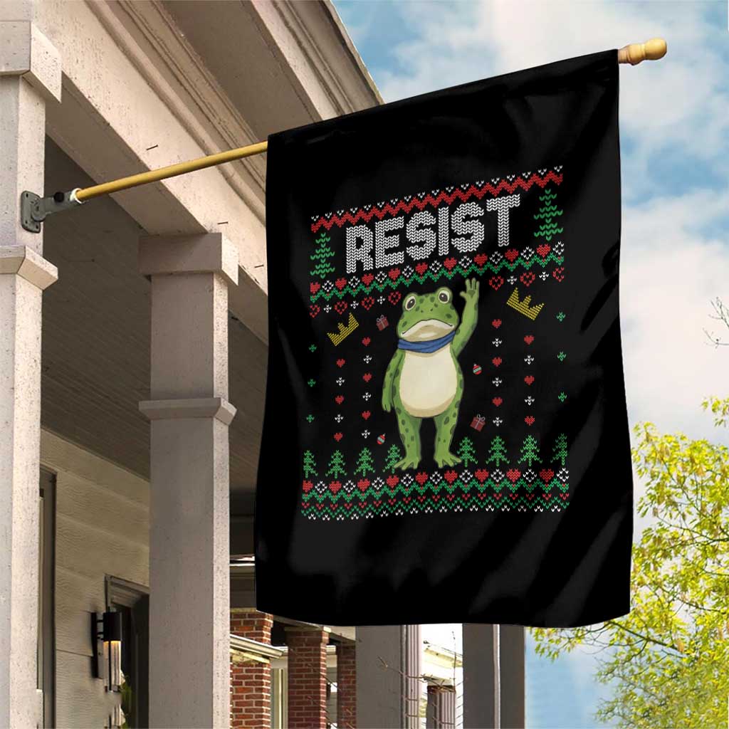 Resist Frog Garden Flag Funny Portland Protest ICE Activist Meme 2025 - Wonder Print Shop