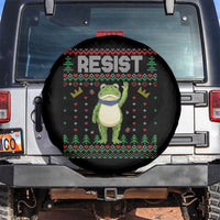 Resist Frog Spare Tire Cover Funny Portland Protest ICE Activist Meme 2025 - Wonder Print Shop